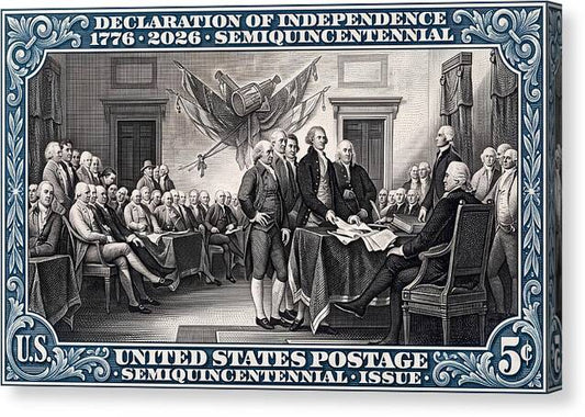 Declaration 5c - Canvas Print