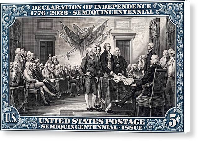 Declaration 5c - Canvas Print