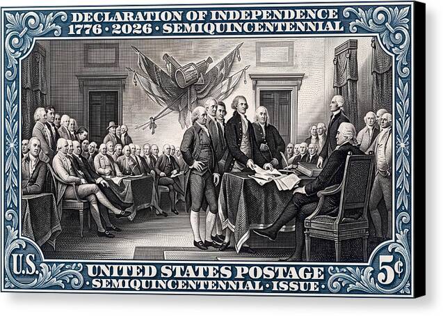 Declaration 5c - Canvas Print