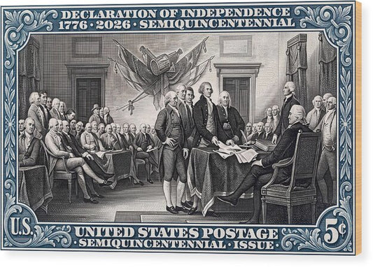 Declaration 5c - Wood Print