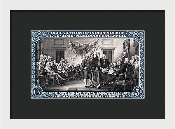 Declaration 5c - Framed Print
