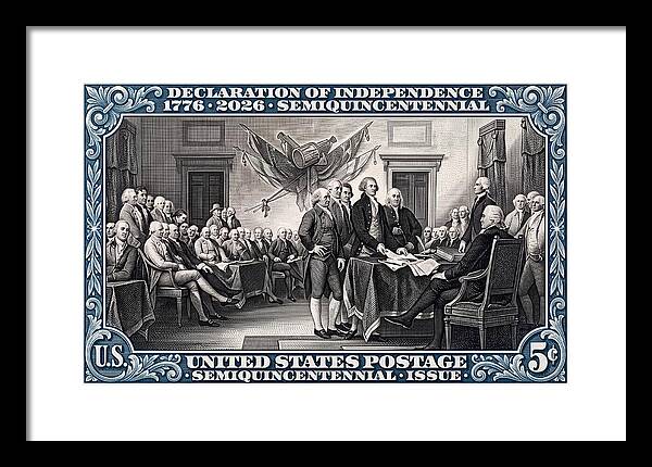 Declaration 5c - Framed Print