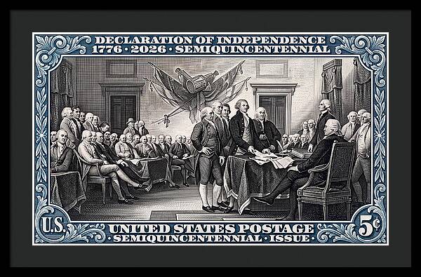 Declaration 5c - Framed Print