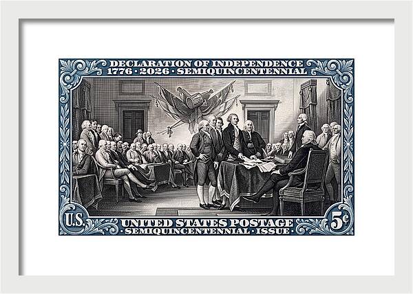 Declaration 5c - Framed Print