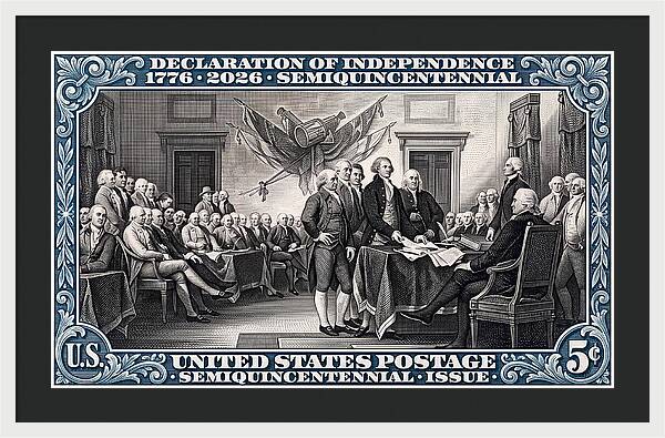 Declaration 5c - Framed Print