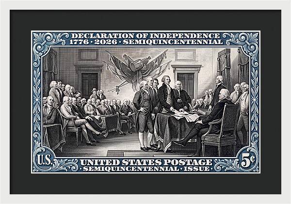 Declaration 5c - Framed Print