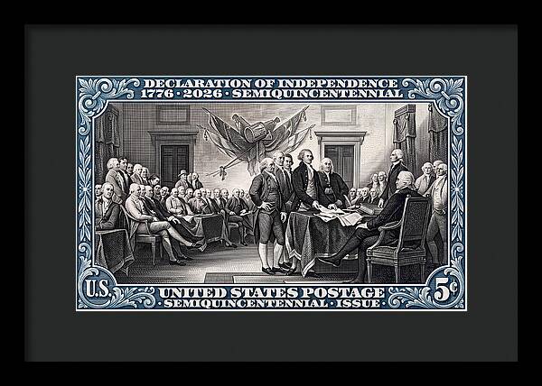 Declaration 5c - Framed Print