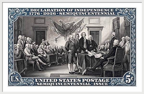 Declaration 5c - Framed Print
