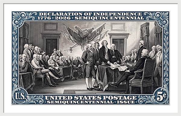 Declaration 5c - Framed Print