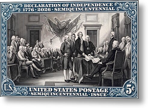 Declaration 5c - Metal Print