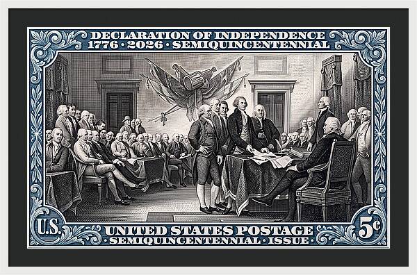 Declaration 5c - Framed Print