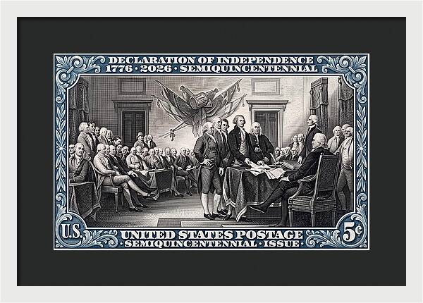 Declaration 5c - Framed Print