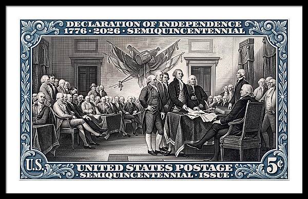Declaration 5c - Framed Print