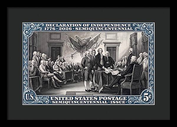 Declaration 5c - Framed Print