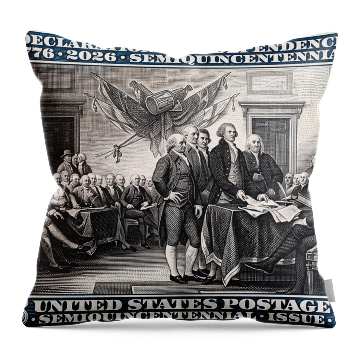 Declaration 5c - Throw Pillow