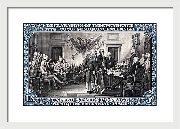 Declaration 5c - Framed Print
