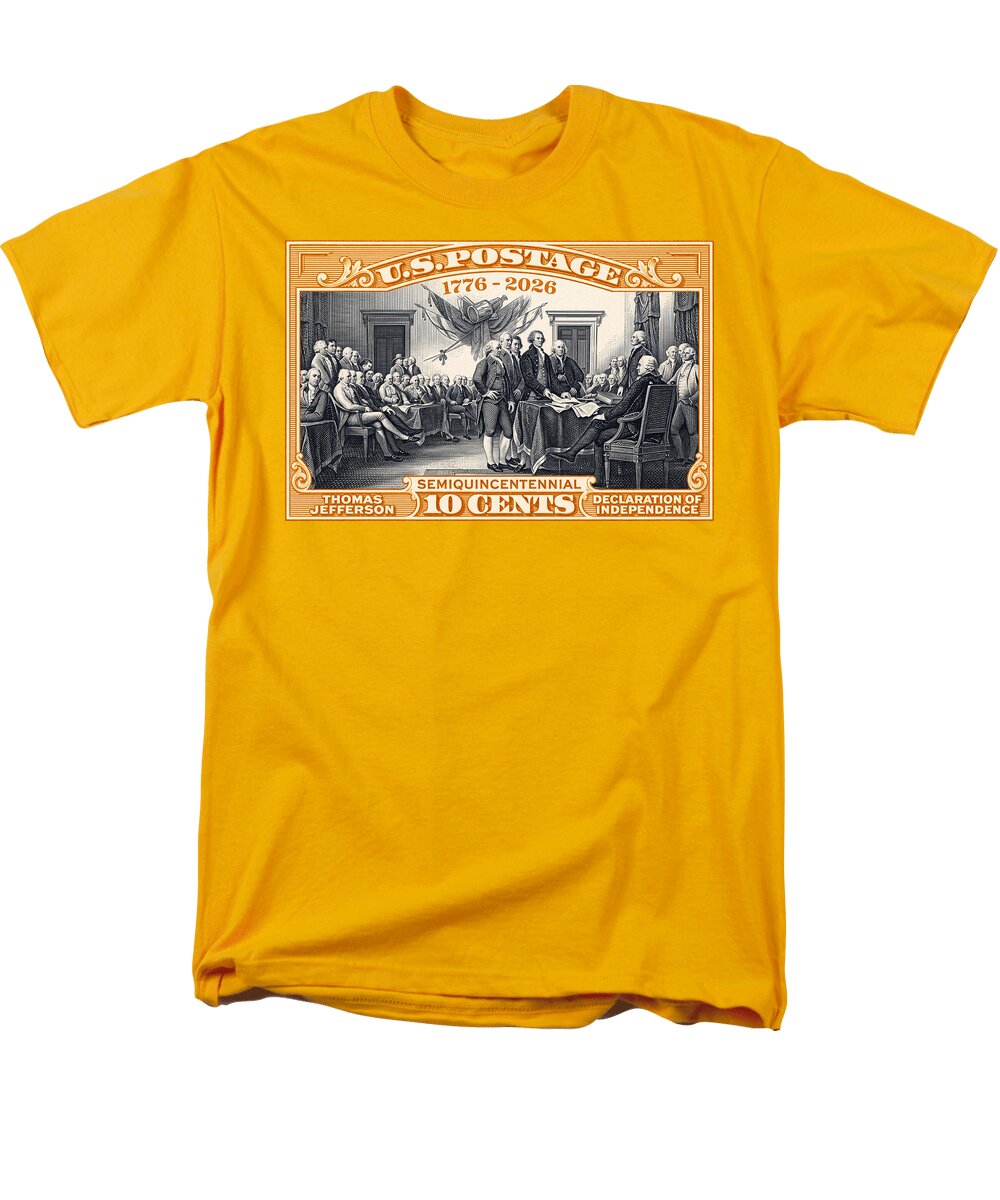 Declaration of Independence 10c - Men's T-Shirt  (Regular Fit)