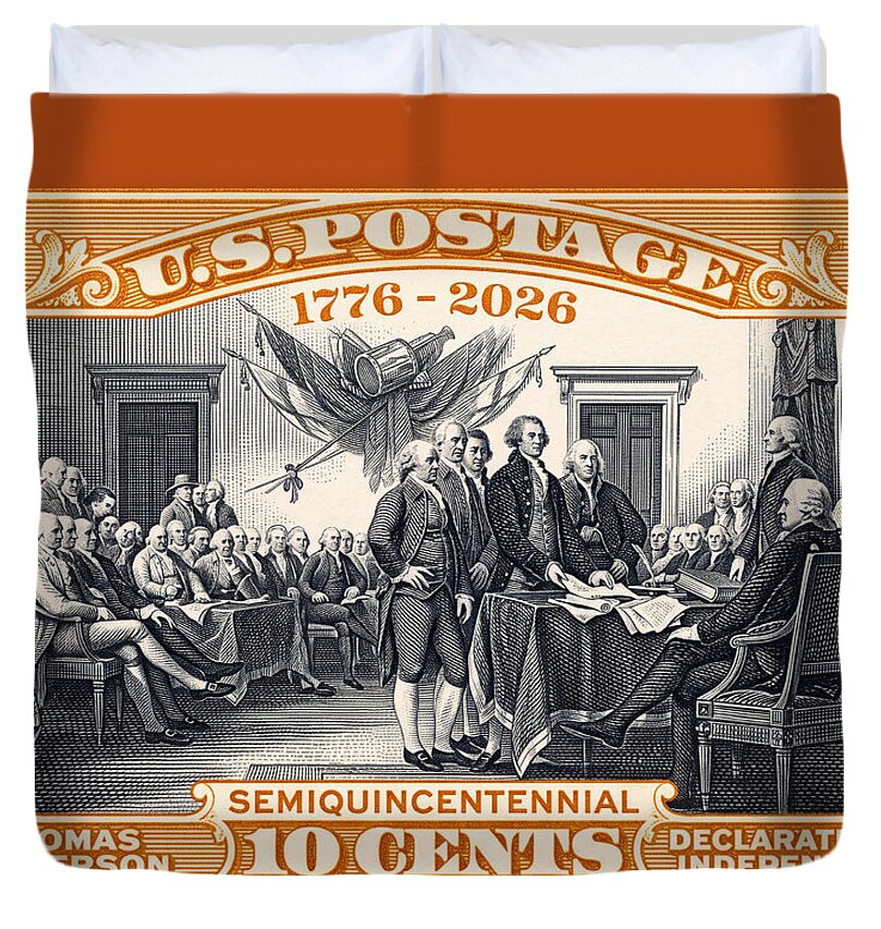 Declaration of Independence 10c - Duvet Cover