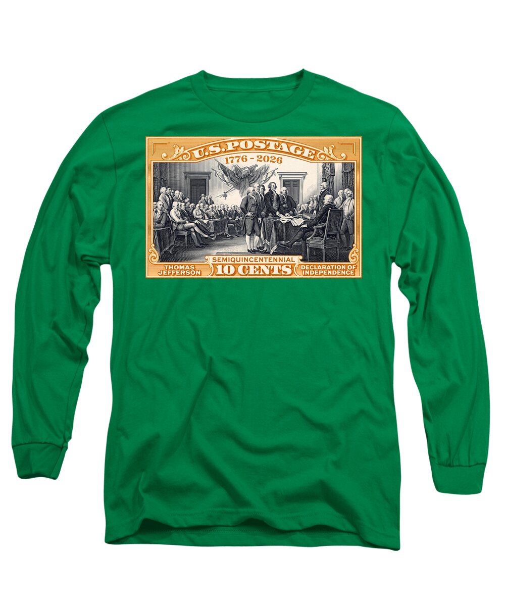 Declaration of Independence 10c - Long Sleeve T-Shirt