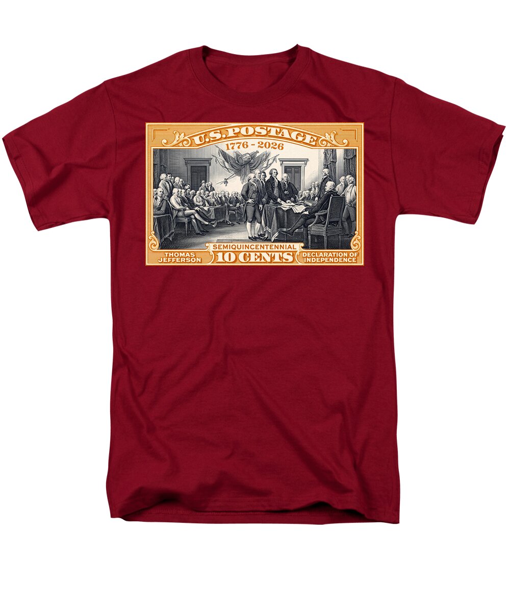 Declaration of Independence 10c - Men's T-Shirt  (Regular Fit)