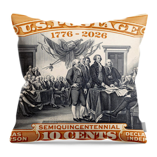 Declaration of Independence 10c - Throw Pillow