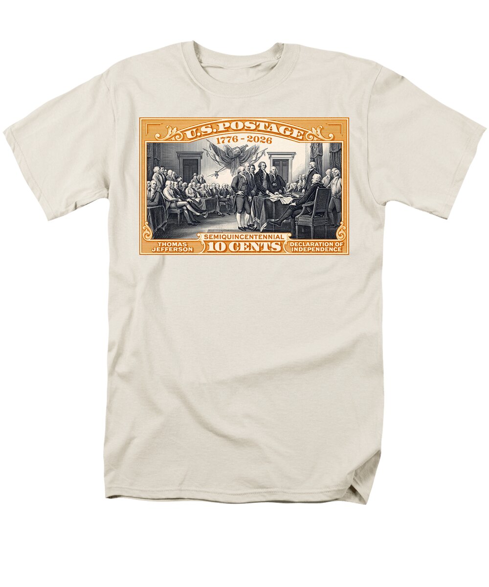 Declaration of Independence 10c - Men's T-Shirt  (Regular Fit)
