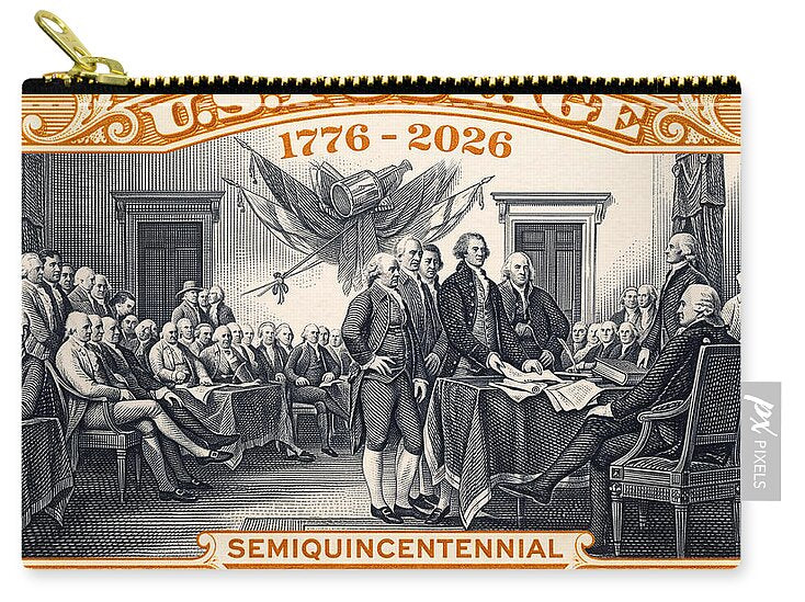 Declaration of Independence 10c - Zip Pouch
