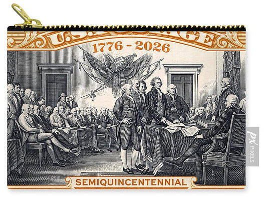 Declaration of Independence 10c - Zip Pouch