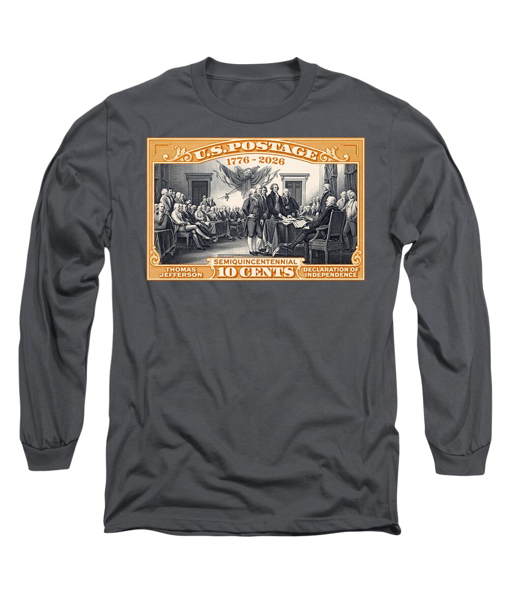Declaration of Independence 10c - Long Sleeve T-Shirt