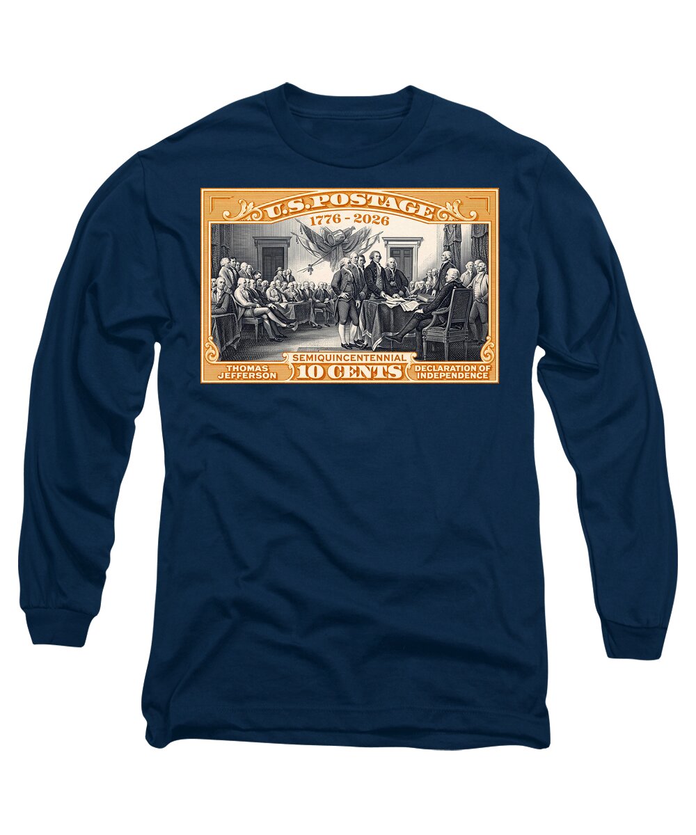 Declaration of Independence 10c - Long Sleeve T-Shirt