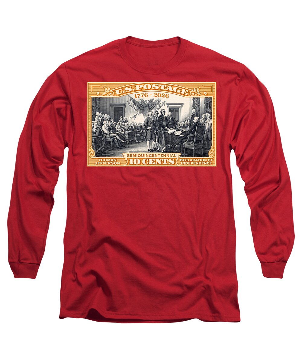 Declaration of Independence 10c - Long Sleeve T-Shirt