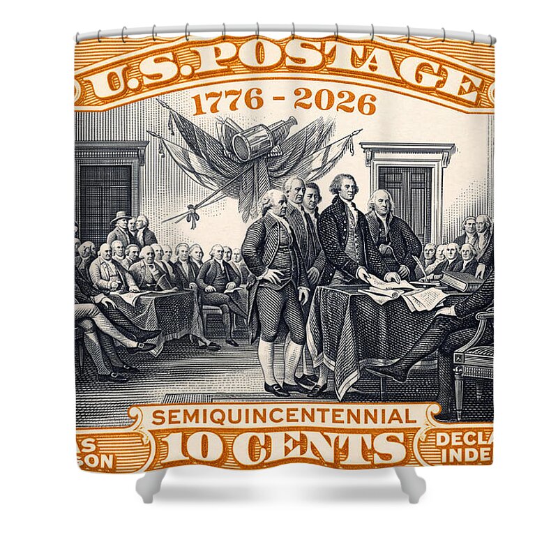 Declaration of Independence 10c - Shower Curtain
