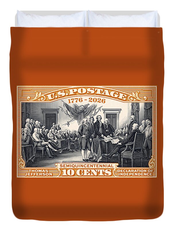 Declaration of Independence 10c - Duvet Cover