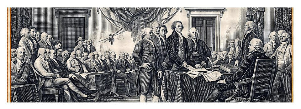 Declaration of Independence 10c - Yoga Mat