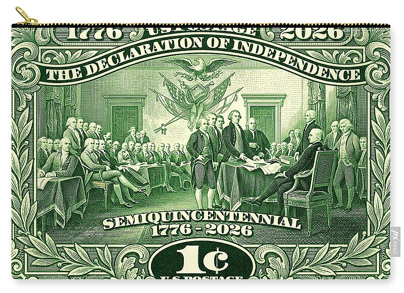 Declaration of Independence 1c - Zip Pouch