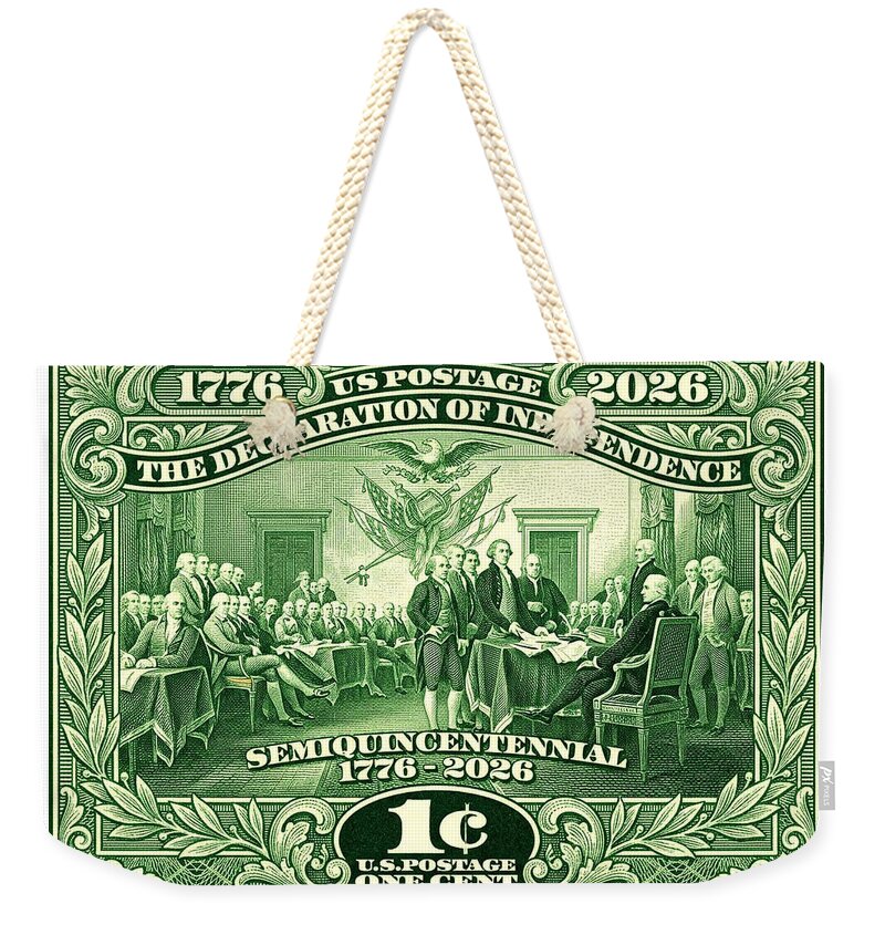 Declaration of Independence 1c - Weekender Tote Bag