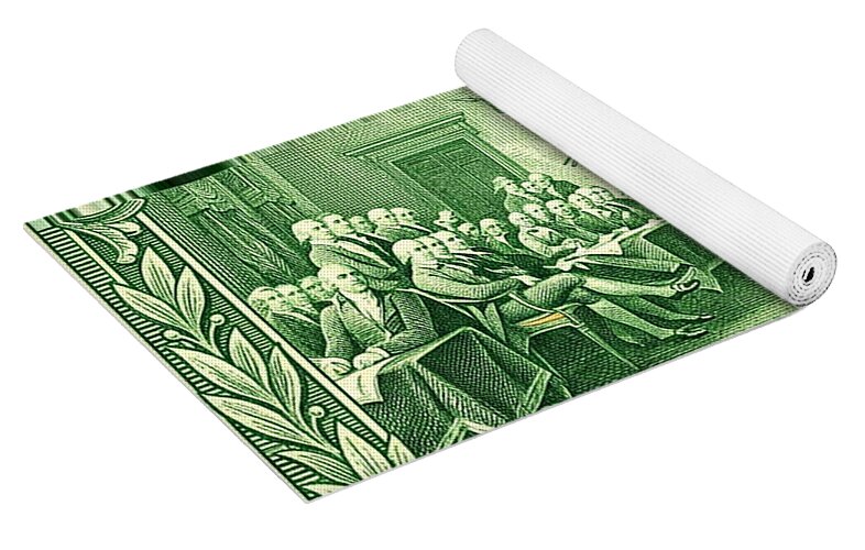 Declaration of Independence 1c - Yoga Mat