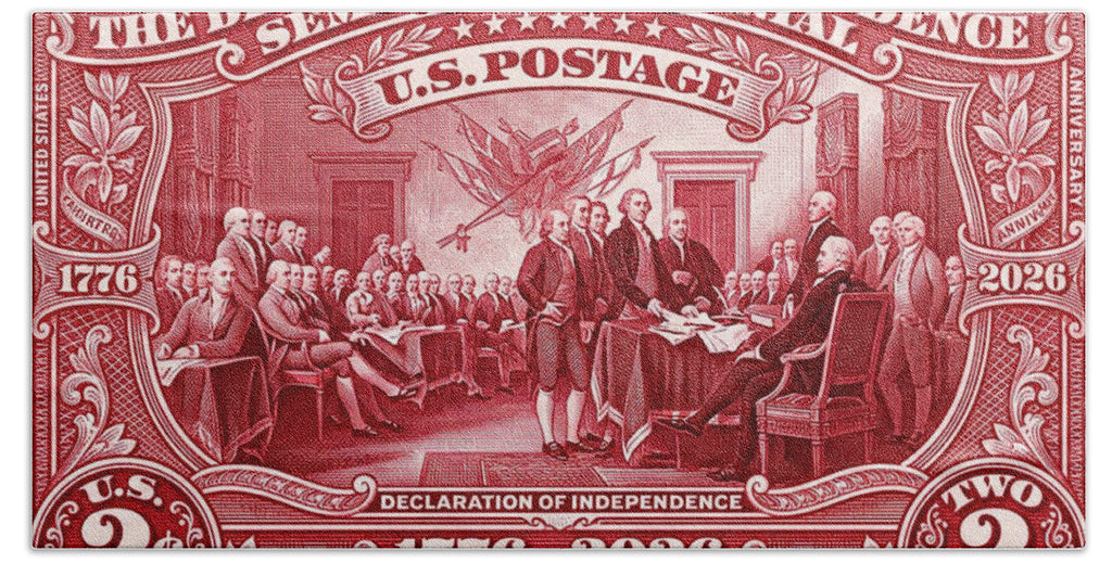 Declaration of Independence 2c - Bath Towel
