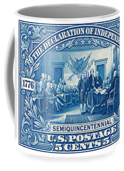 Declaration of Independence Postage 5c - Mug