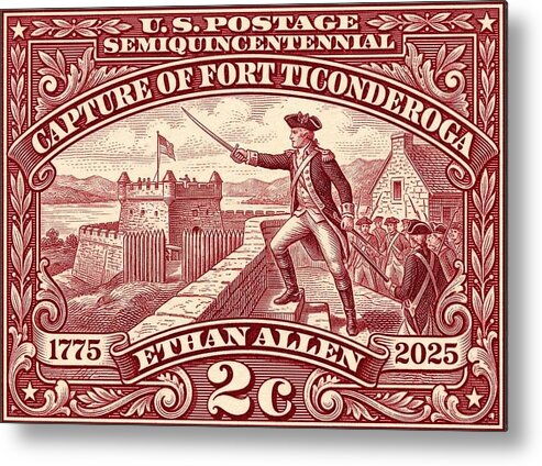 Ethan Allen 2c - Metal Print