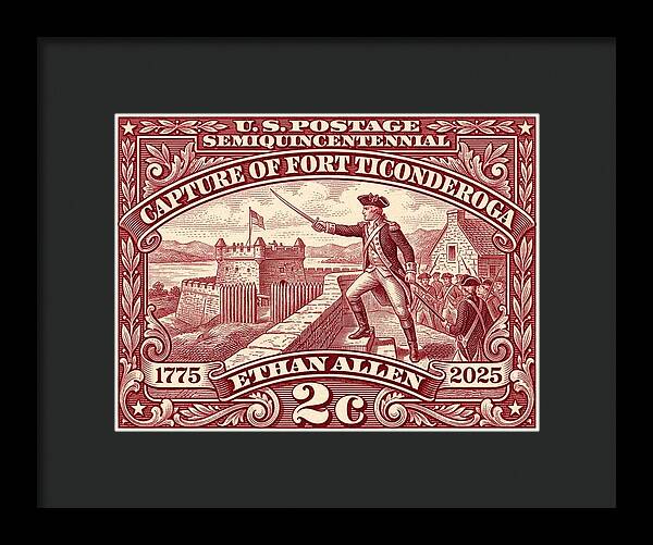 Ethan Allen 2c - Framed Print