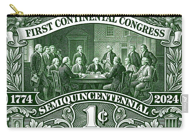 First Continental Congress 1c - Zip Pouch