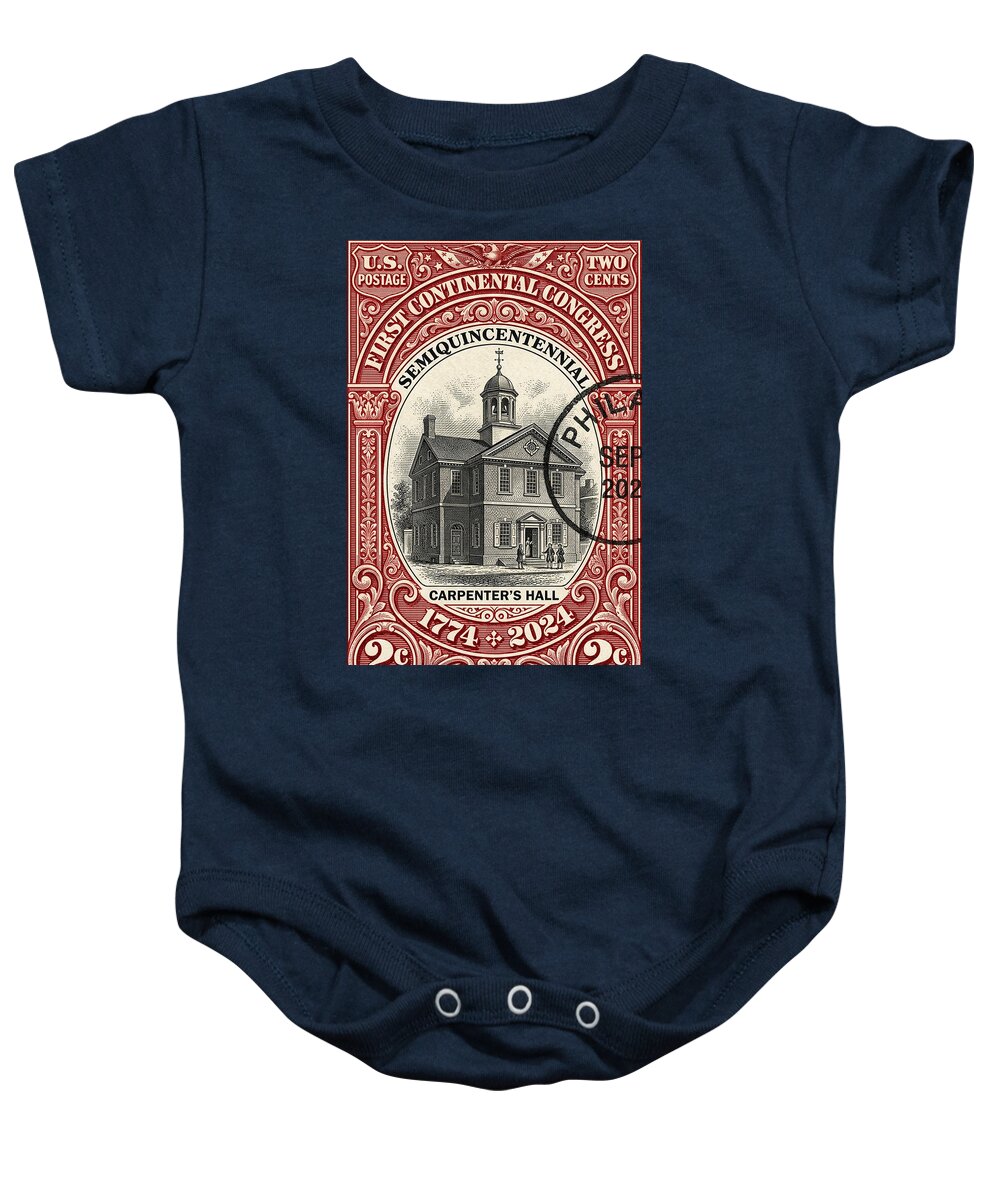 First Continental Congress 2c - Baby One-Piece