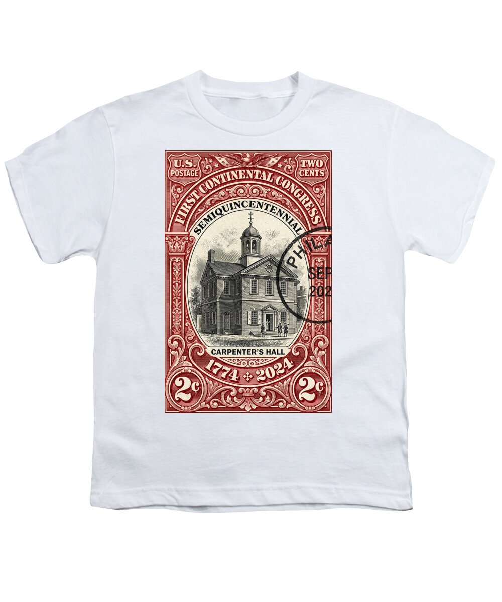 First Continental Congress 2c - Youth T-Shirt