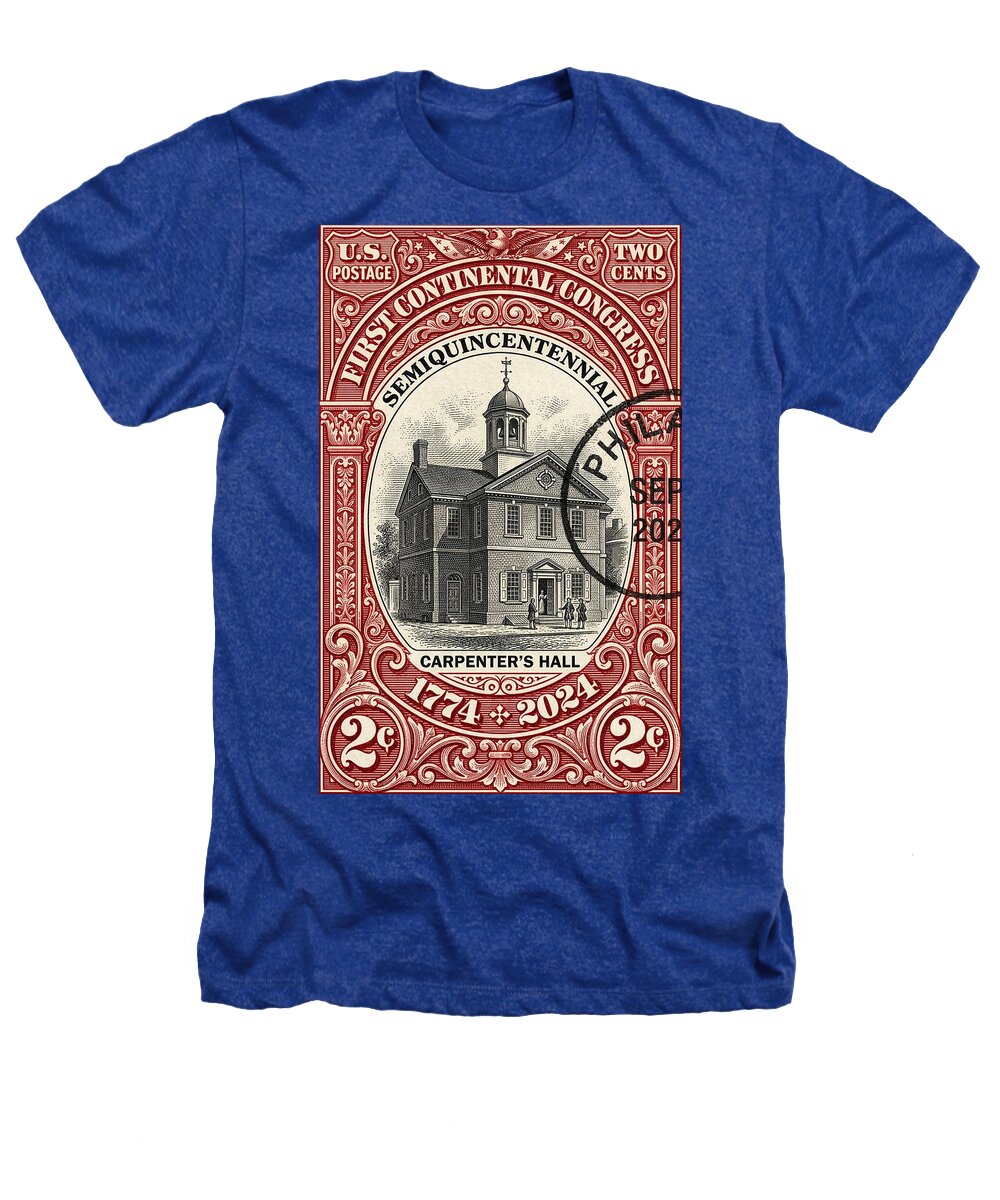 First Continental Congress 2c - Heathers T-Shirt