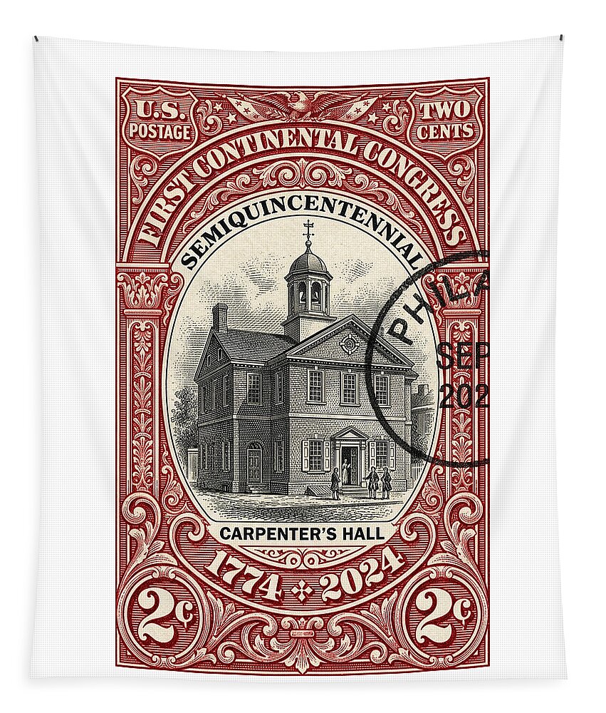 First Continental Congress 2c - Tapestry
