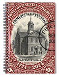 First Continental Congress 2c - Spiral Notebook