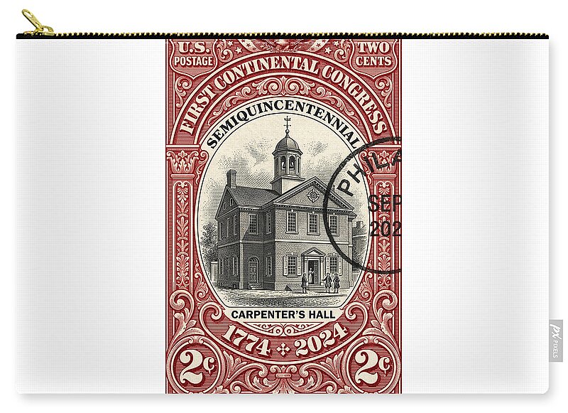 First Continental Congress 2c - Zip Pouch