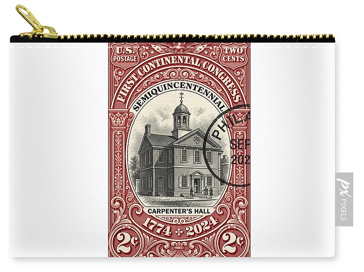 First Continental Congress 2c - Zip Pouch