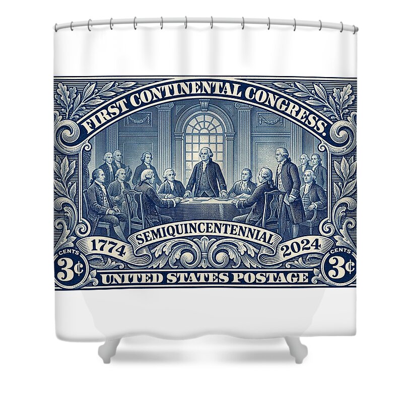 First Continental Congress 3c - Shower Curtain